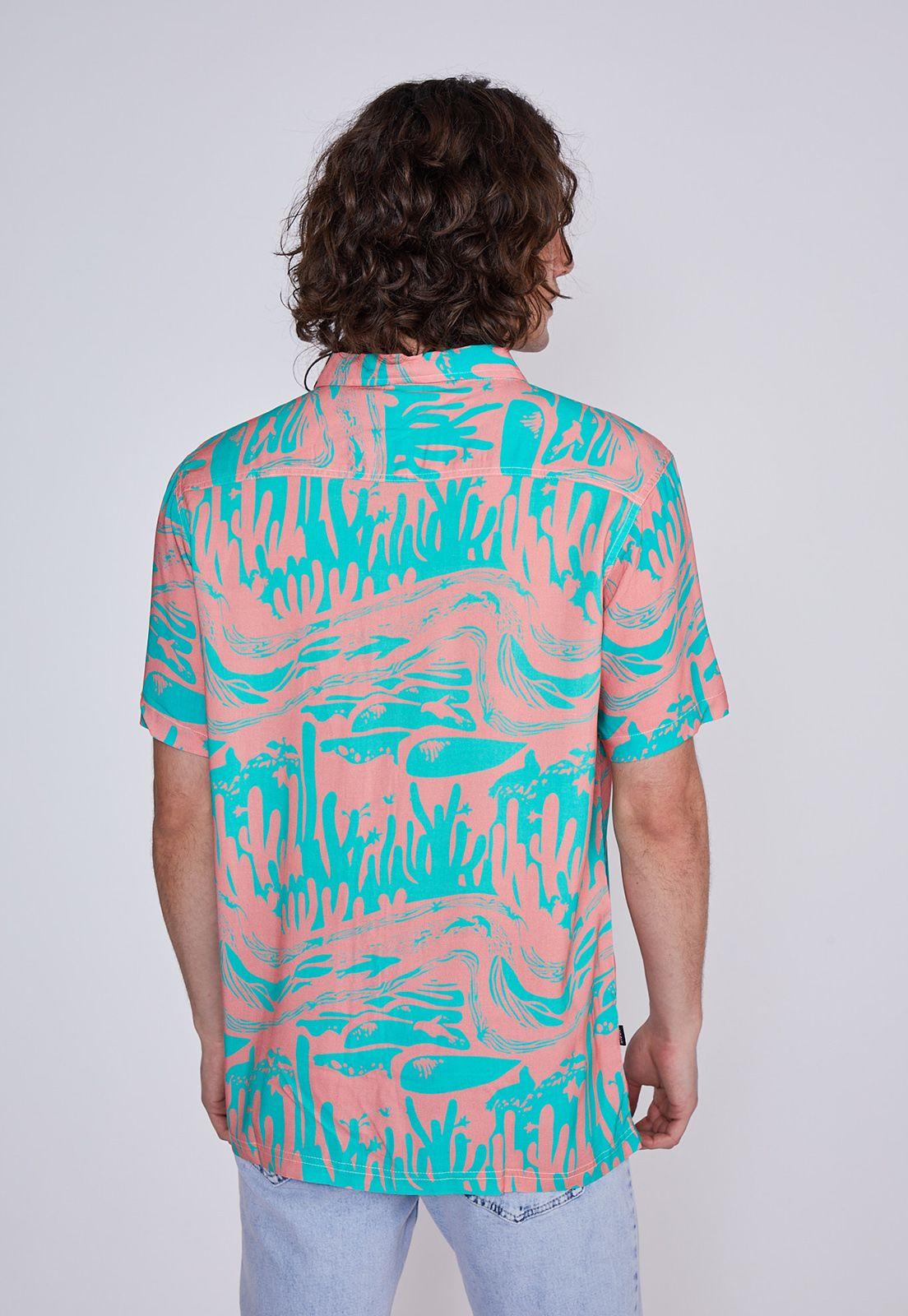 Camisa Hombre CacTus Rosado Sioux-2