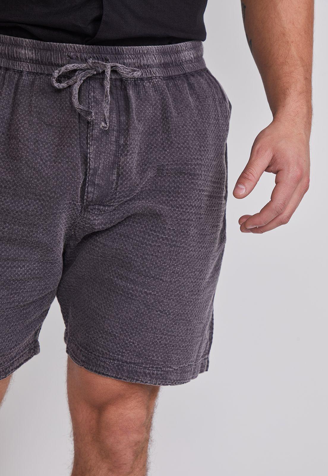 Bermuda Hombre Jogger Fit Gris Sioux-2