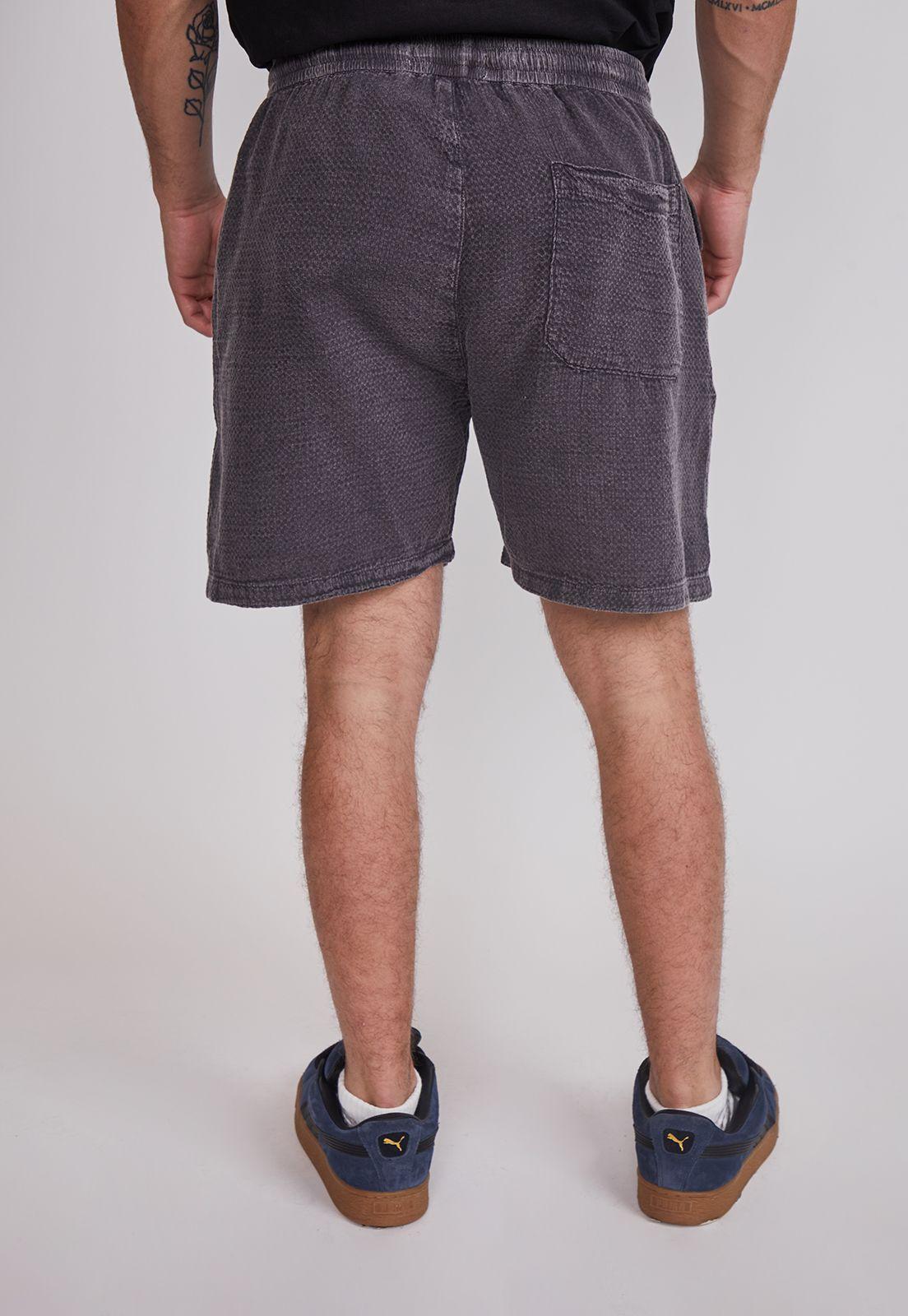 Bermuda Hombre Jogger Fit Gris Sioux-3
