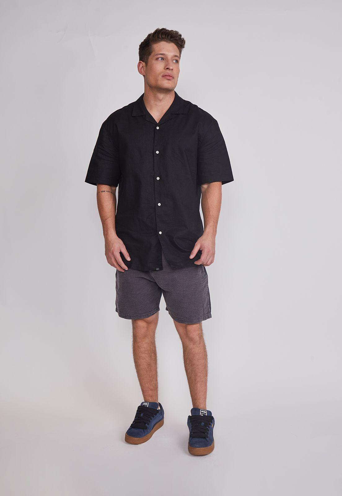 Bermuda Hombre Jogger Fit Gris Sioux-4