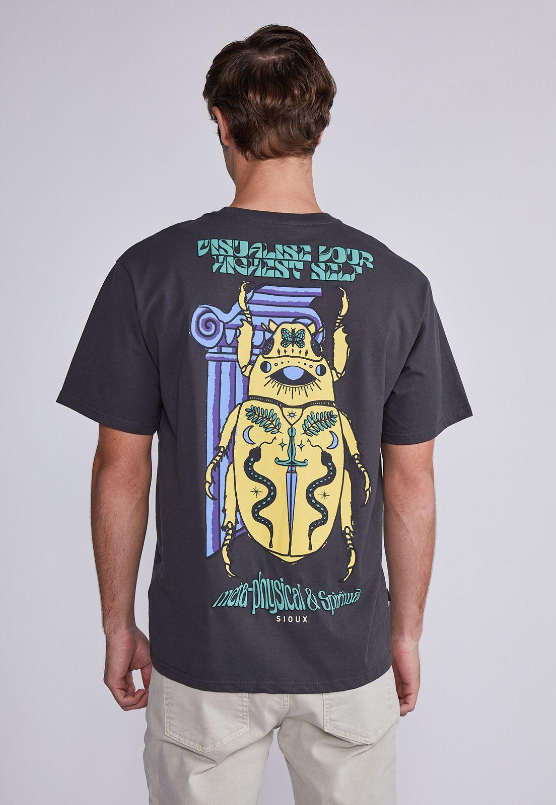 Polera Hombre Acero Escarabajo Meta Sioux-2