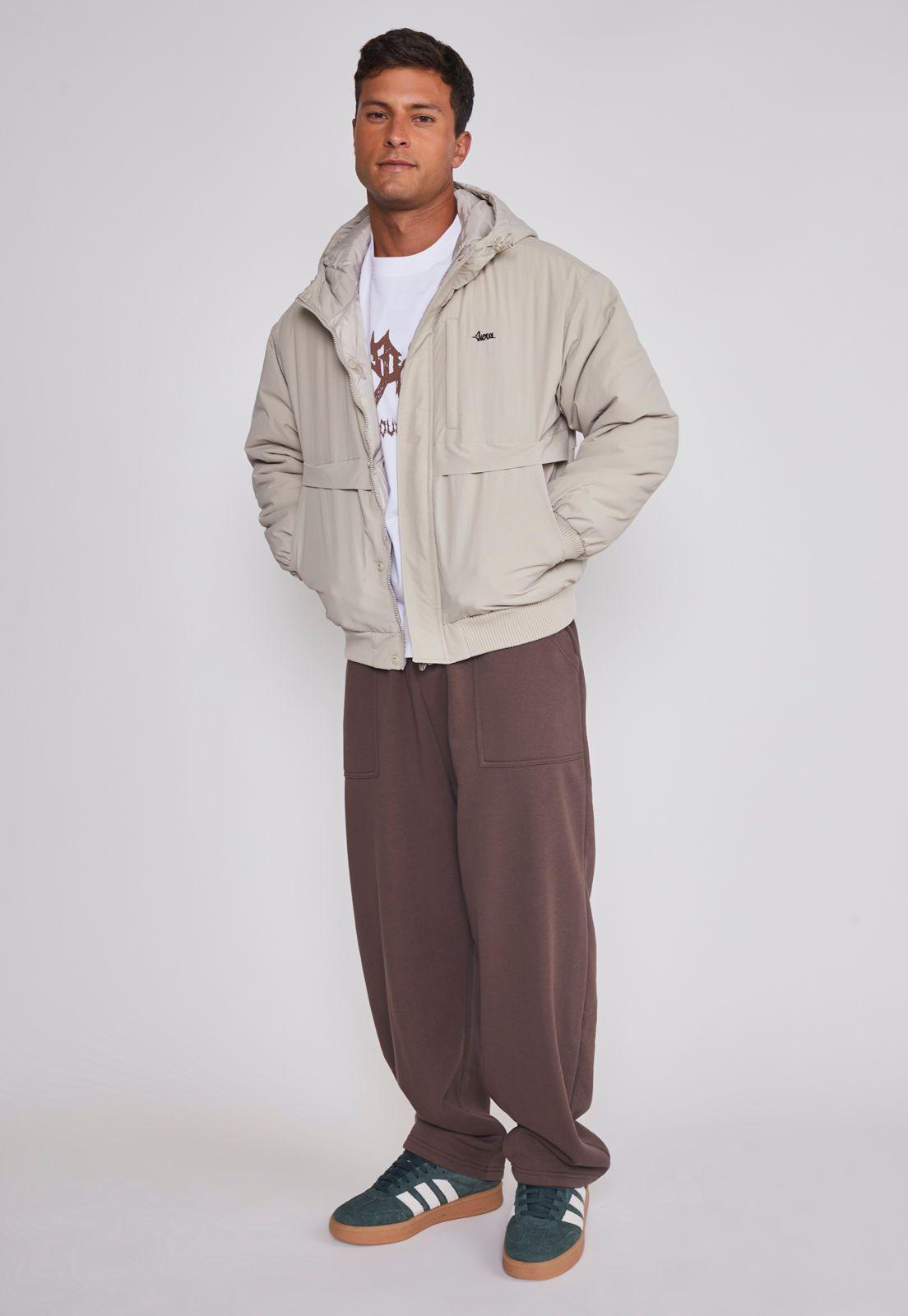 Pantalón Buzo Hombre Balloon Bolsillos Café Sioux-2