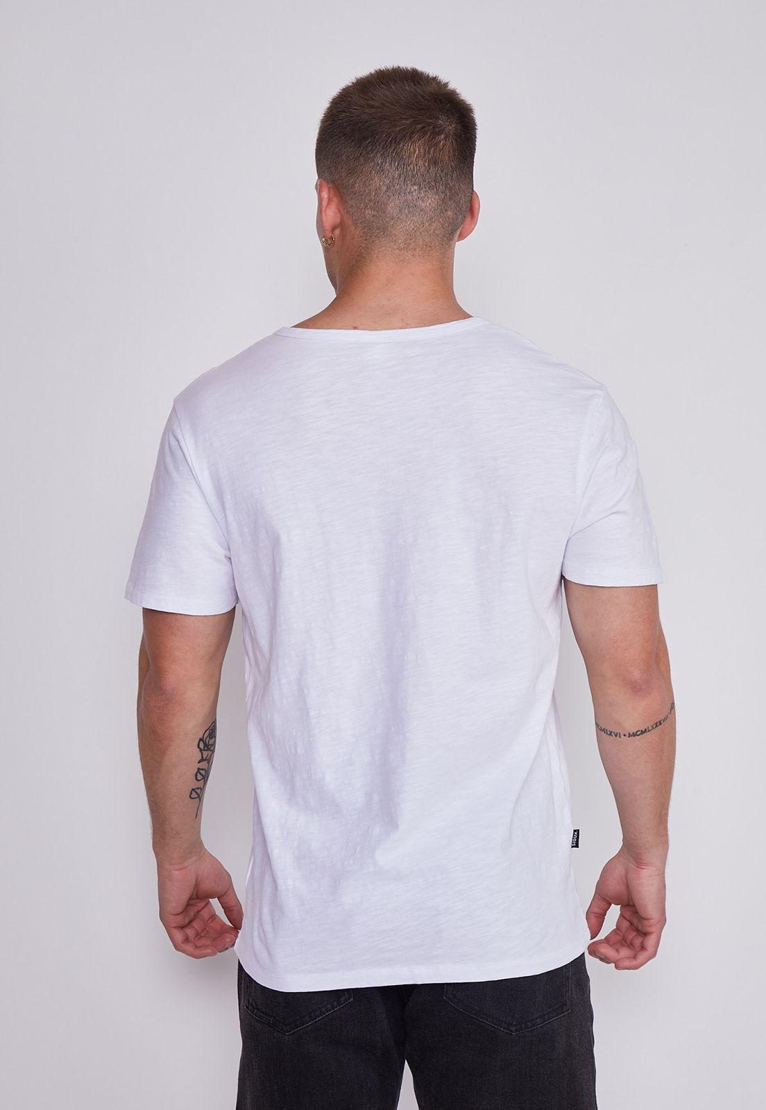 Polera Hombre Blanco Escote Botones Sioux-2