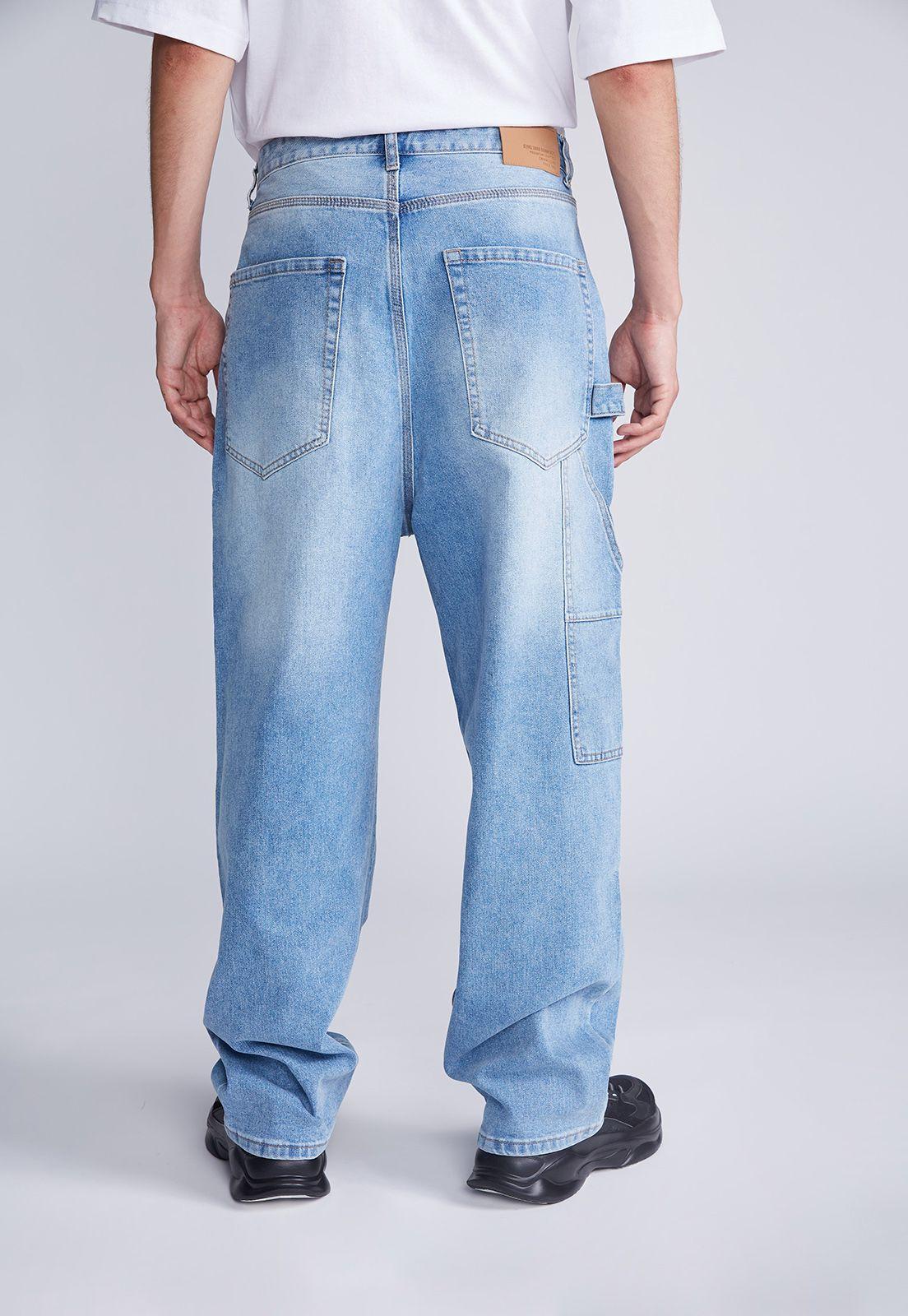 Jeans Cargo Baggy Azul Sioux-2