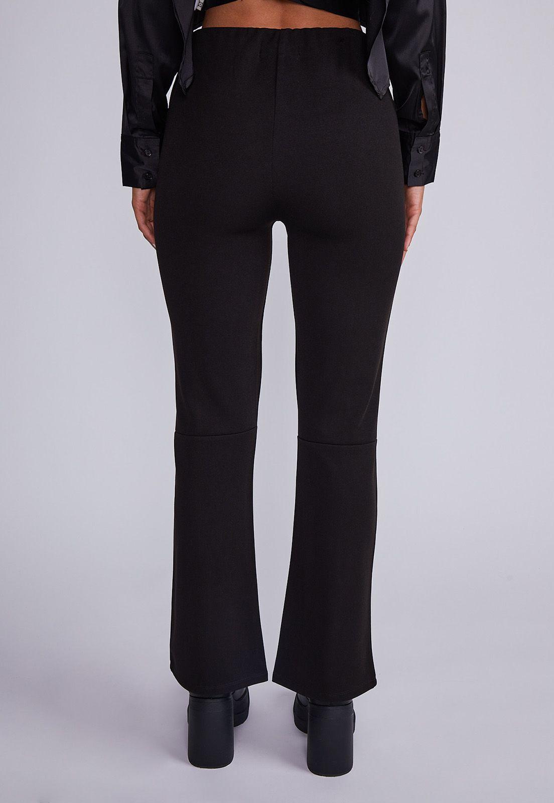 Pantalón Mujer Negro Tipo Calza Sioux-2