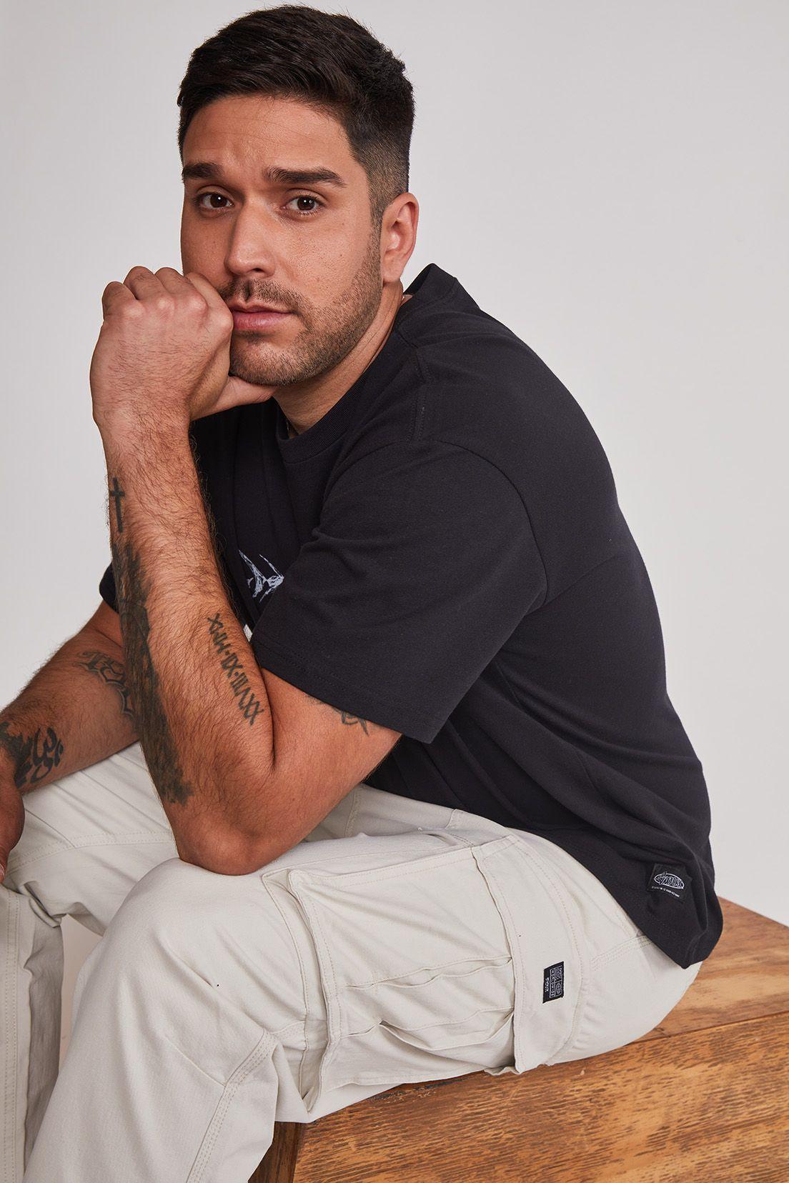 Pantalón Hombre Cargo Relaxed Crudo Sioux-3