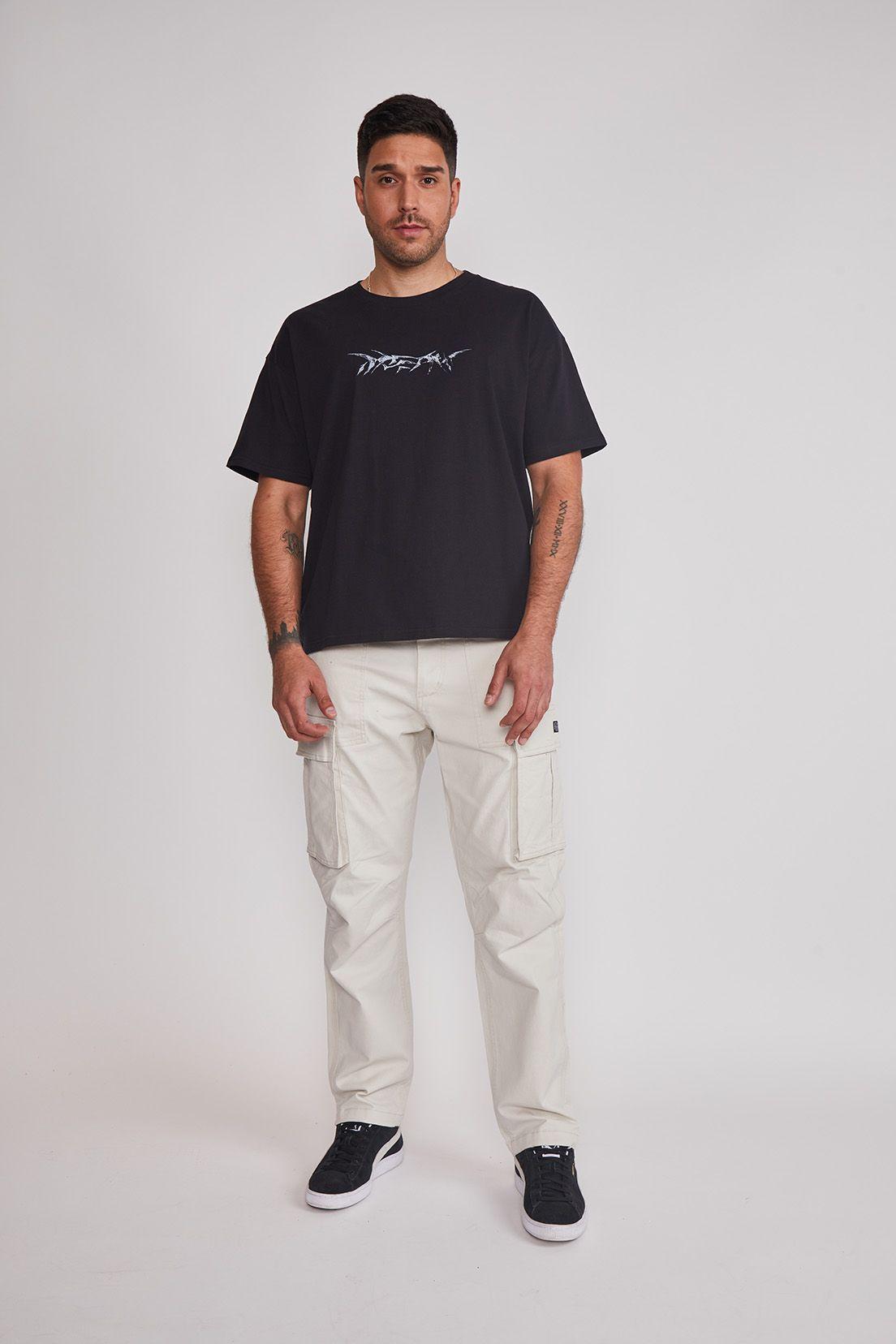 Pantalón Hombre Cargo Relaxed Crudo Sioux-4