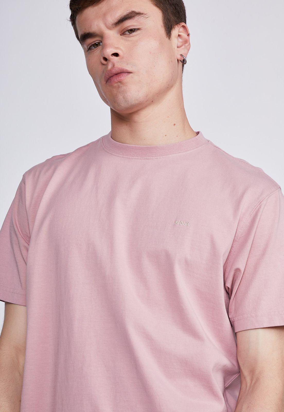 Polera Hombre Rosado Basica Sioux-1