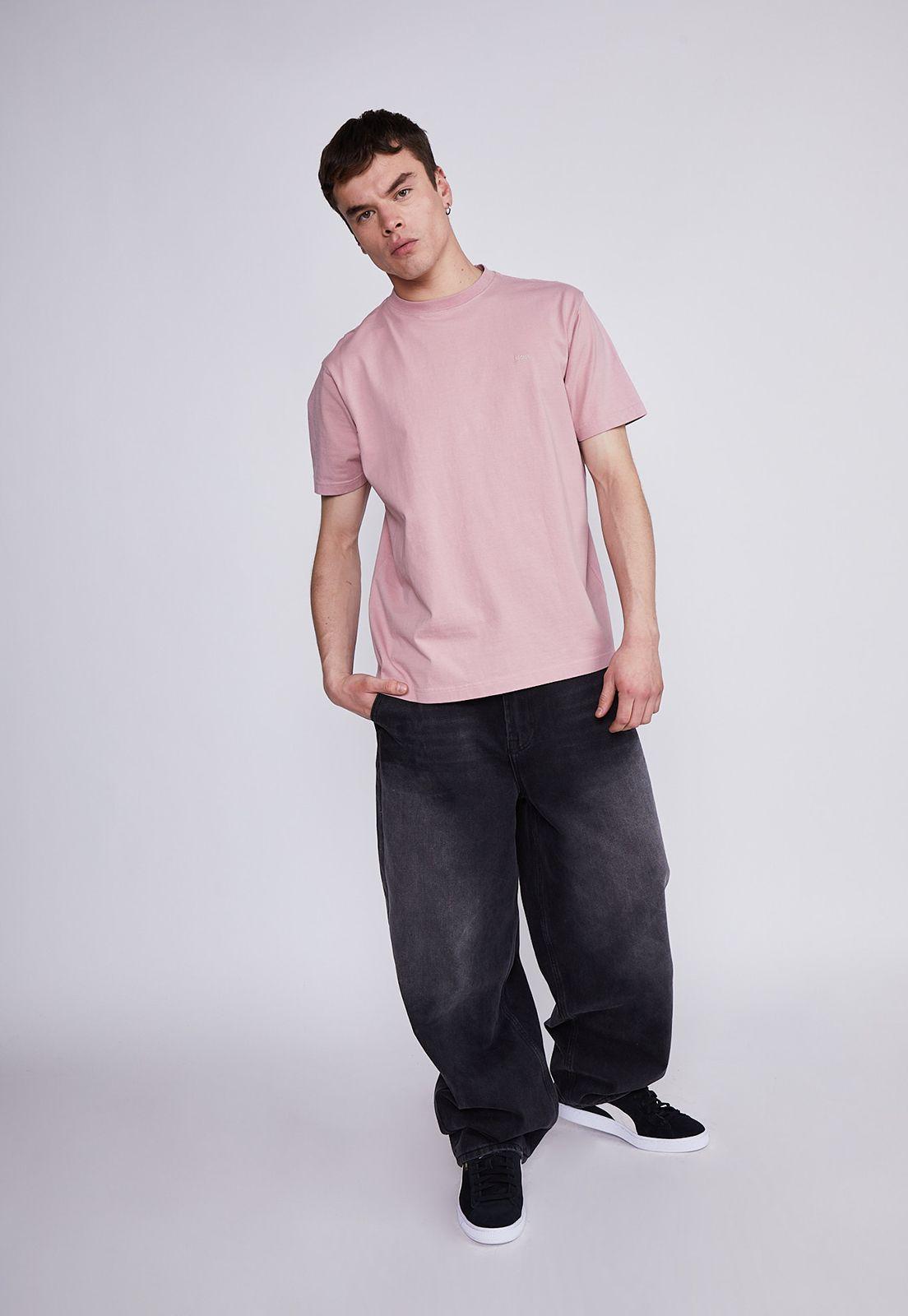 Polera Hombre Rosado Basica Sioux-2
