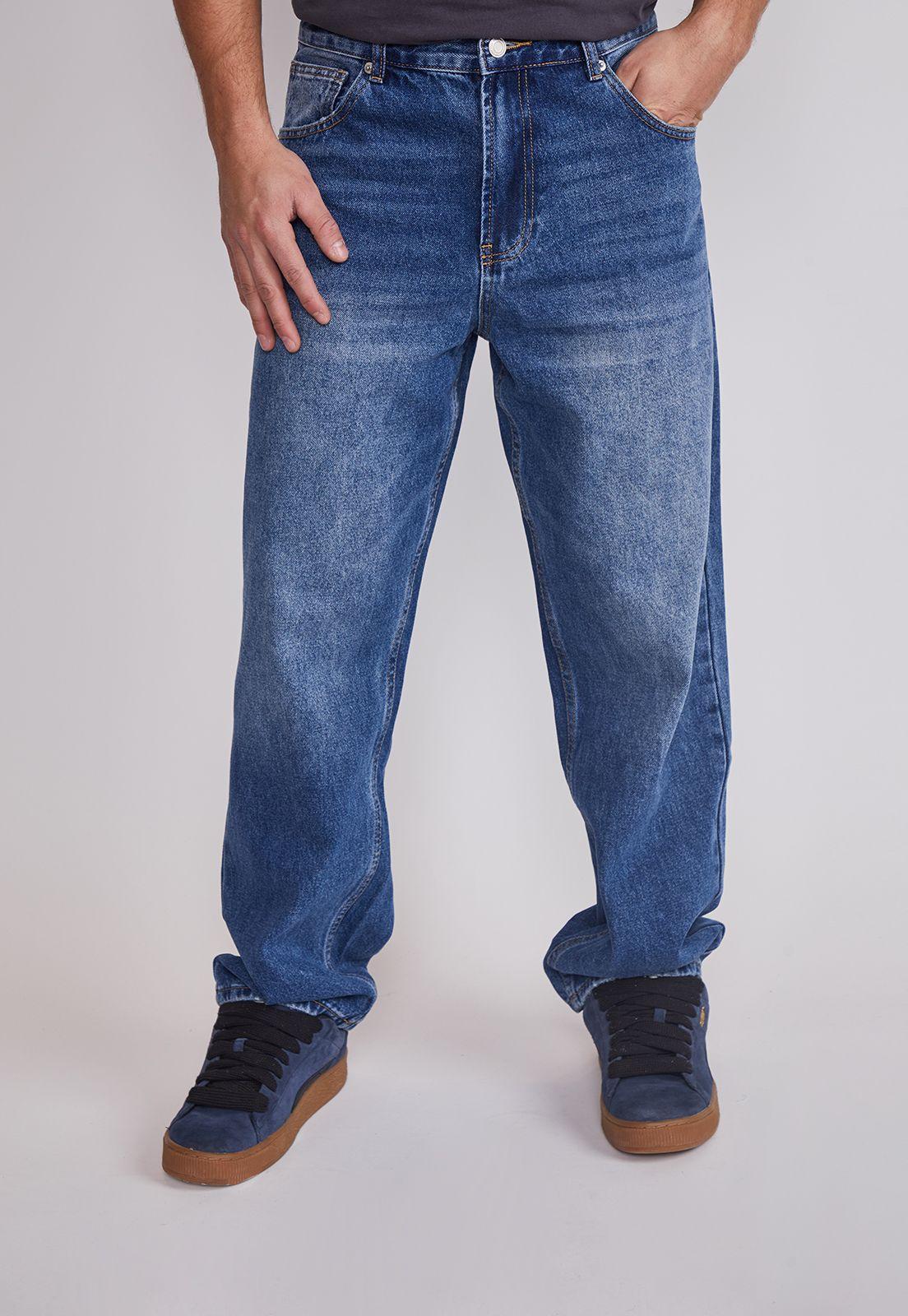 Jeans Hombre Tapered Fit Azul Sioux-0
