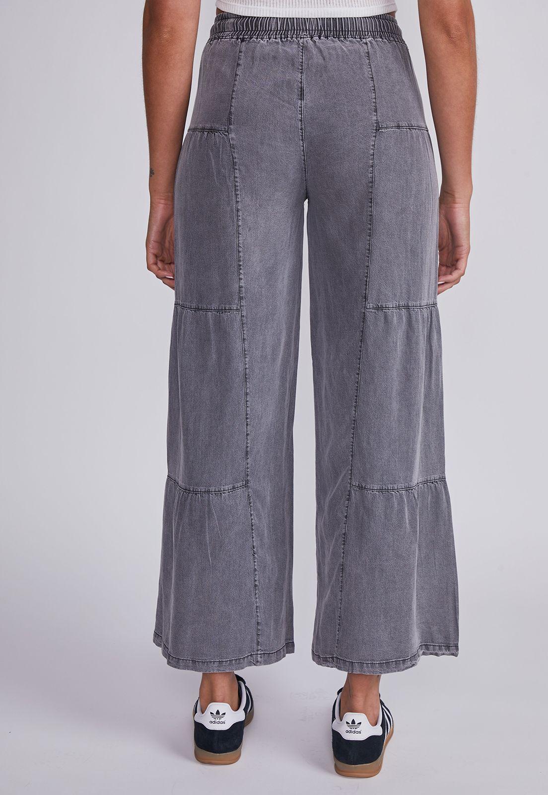 Pantalón Mujer Gris Wide Leg Sioux-3