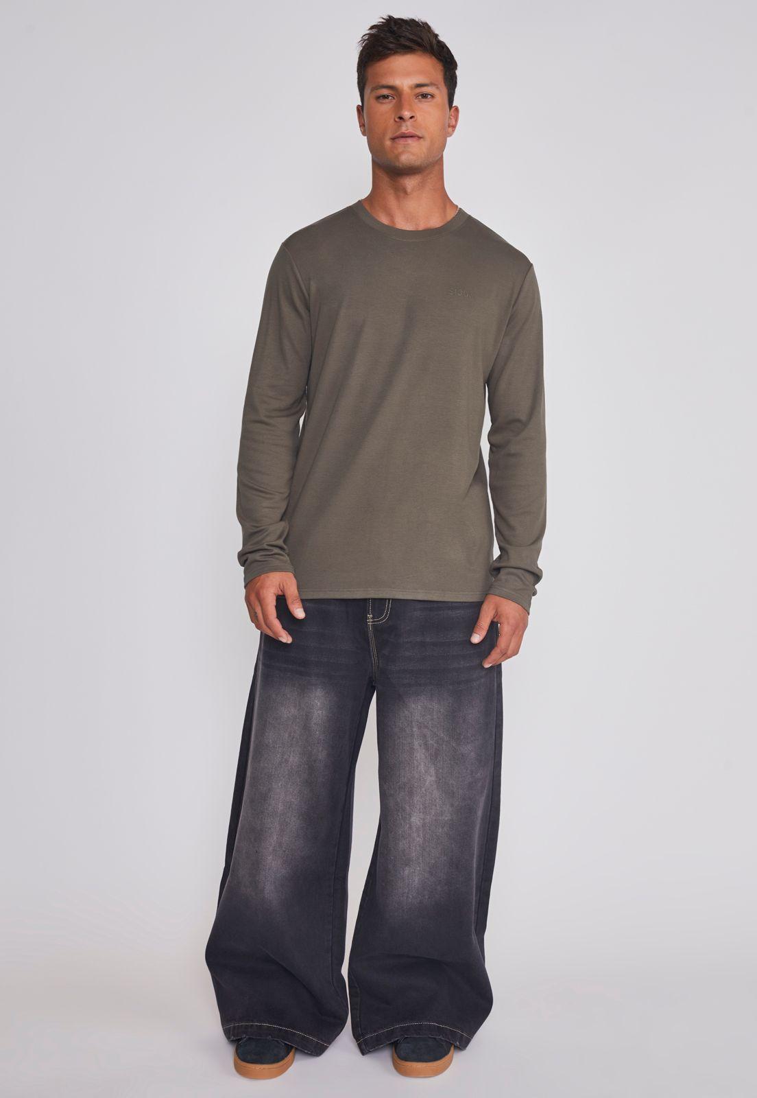 Polera Hombre Tipo Camiseta Térmica Verde Sioux-2