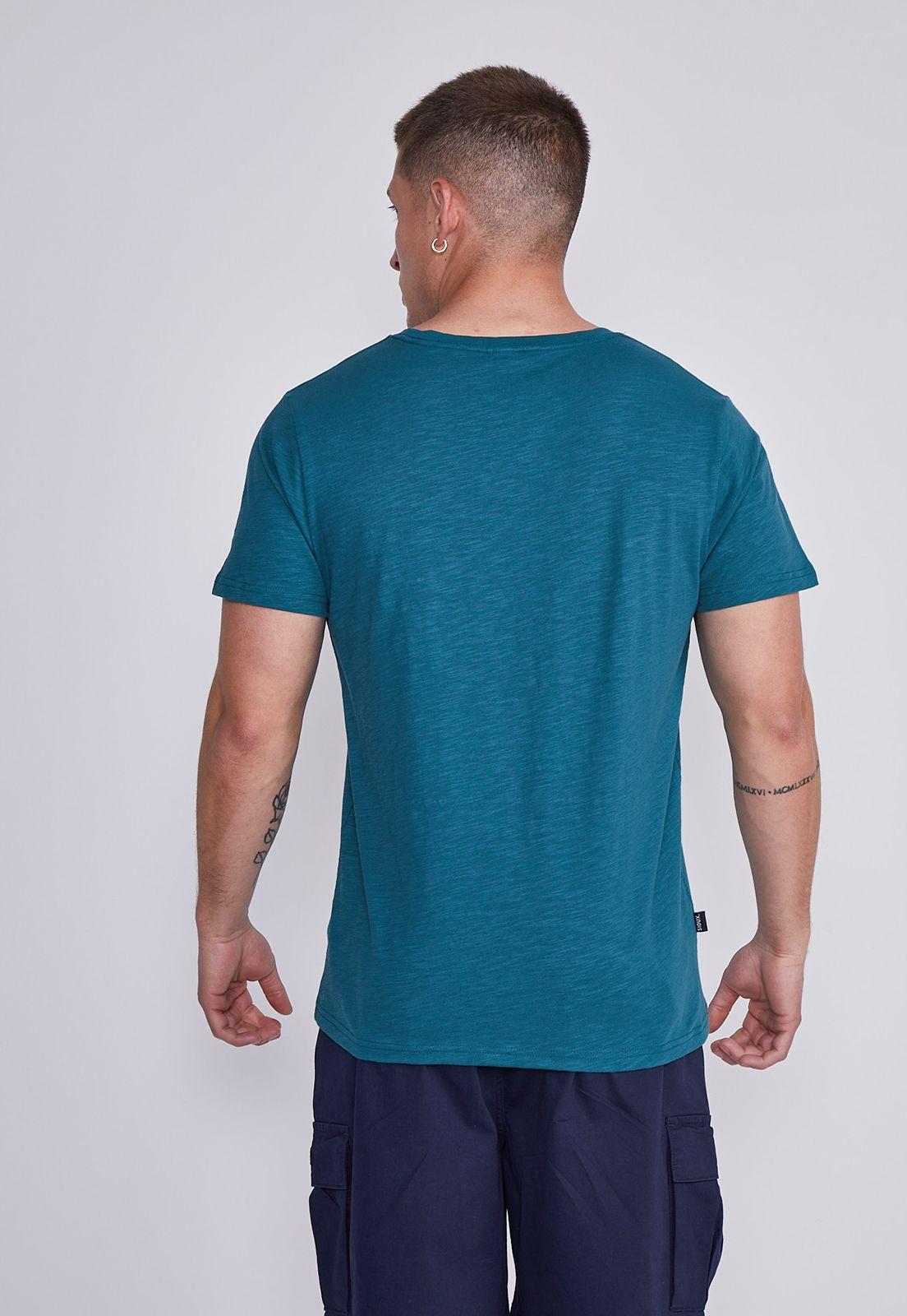 Polera Hombre Verde Moto Sioux-2