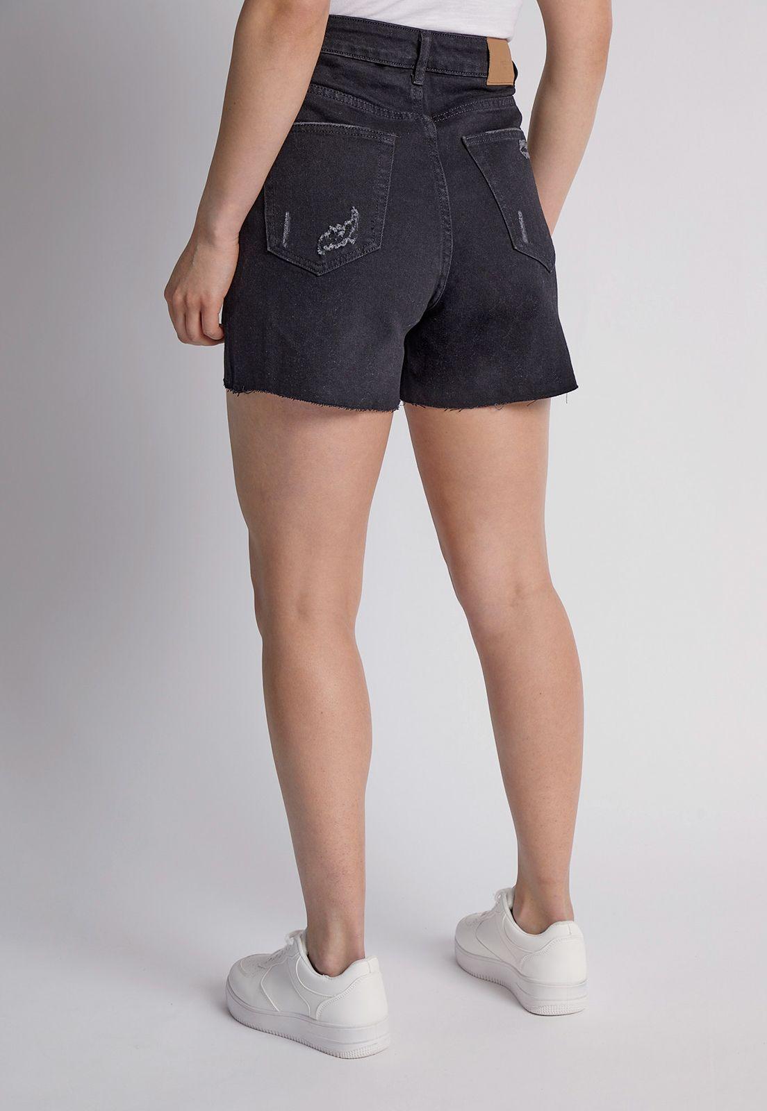 Short Mujer Destroyer Negro Sioux-2