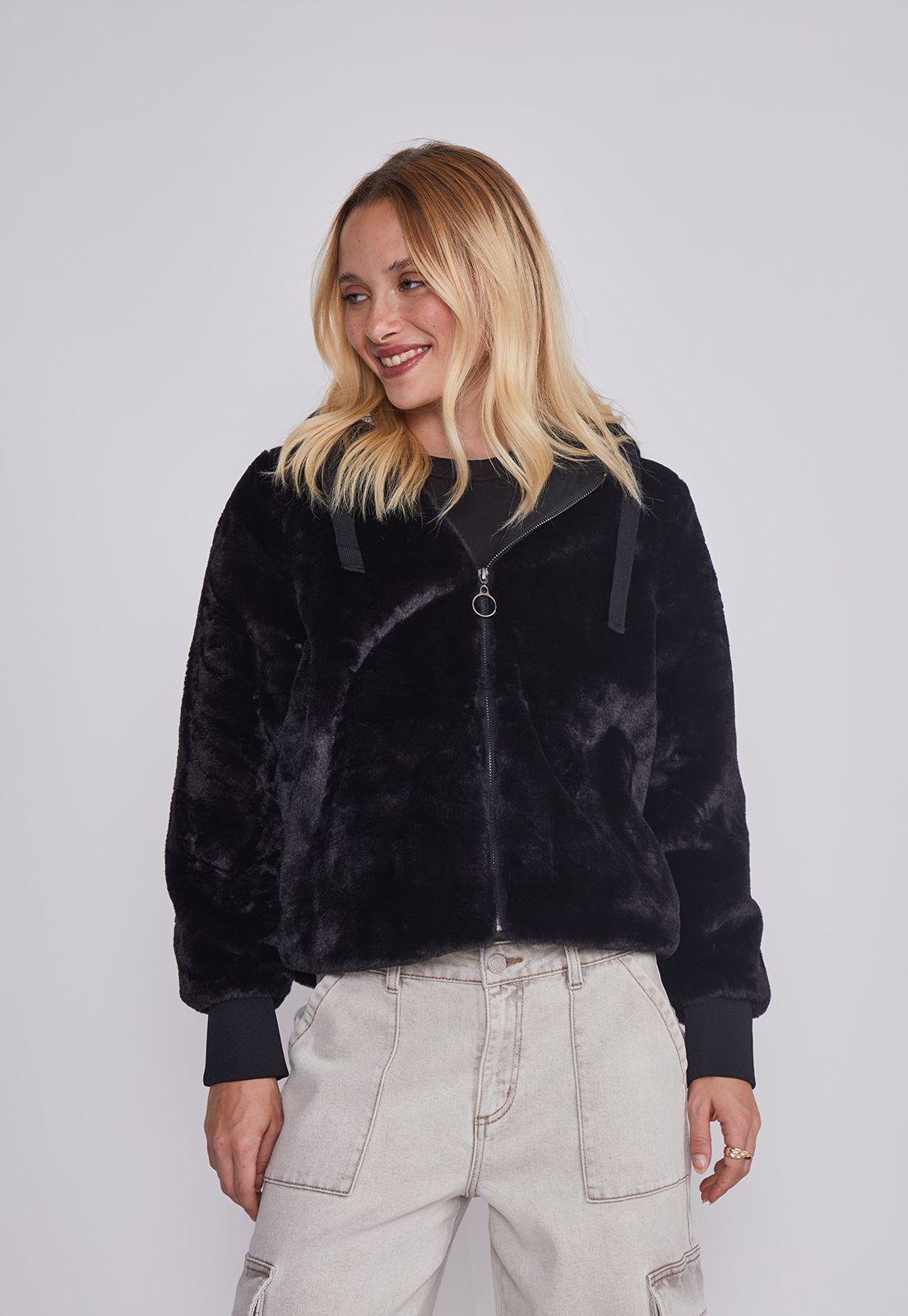 Polar Mujer Con Cierre Negro Sioux-0