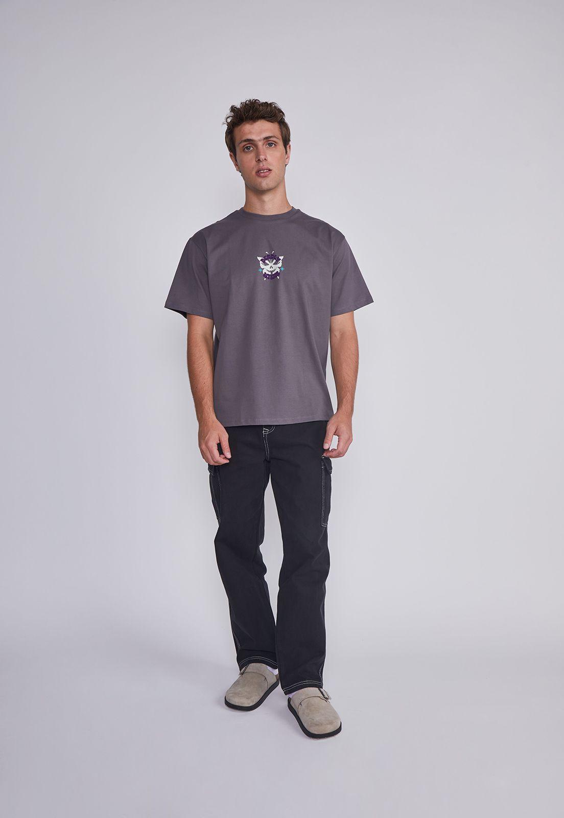 Jeans Hombre Cargo Contraste Negro Sioux-4