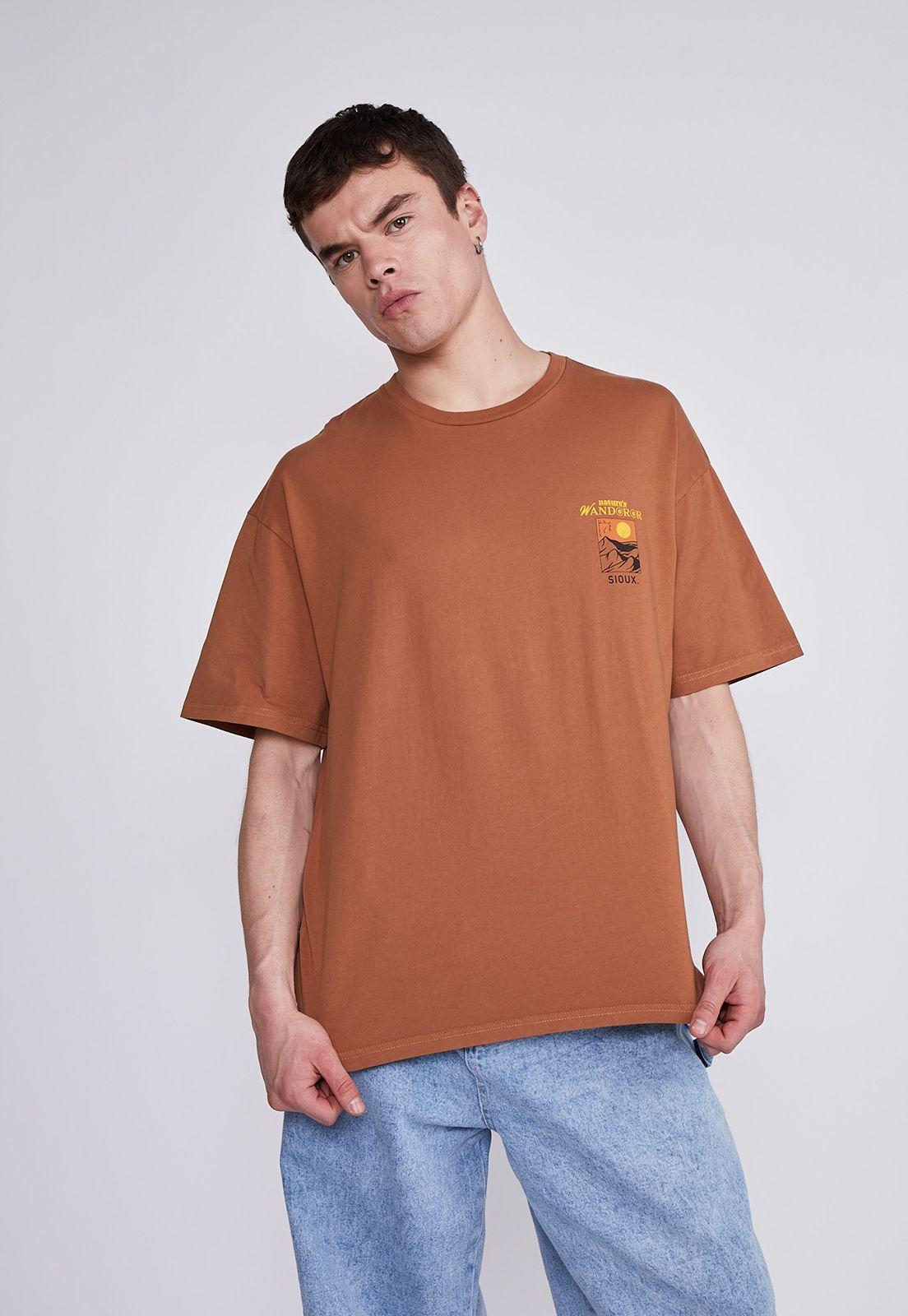 Polera Hombre Ladrillo Walk And Xplor Sioux-0