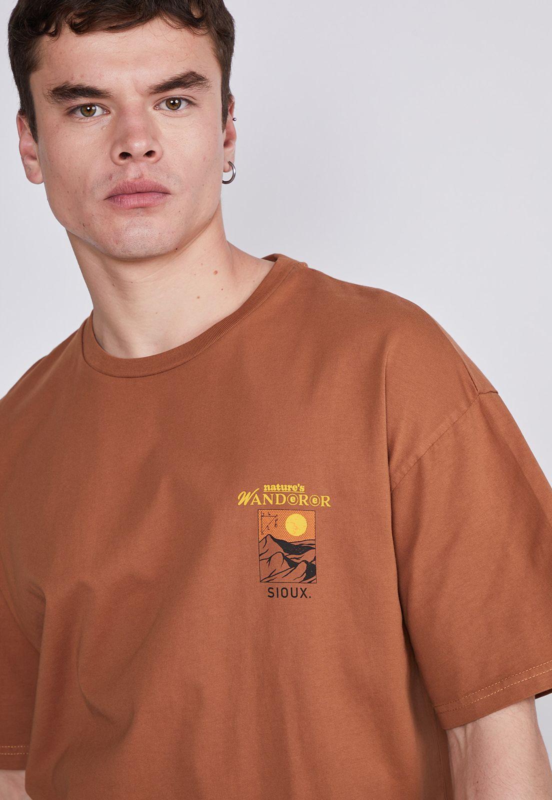 Polera Hombre Ladrillo Walk And Xplor Sioux-1