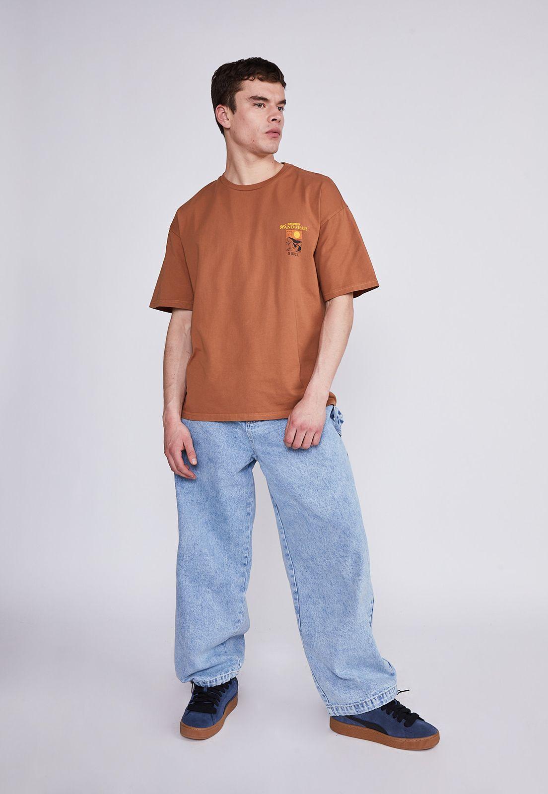 Polera Hombre Ladrillo Walk And Xplor Sioux-4