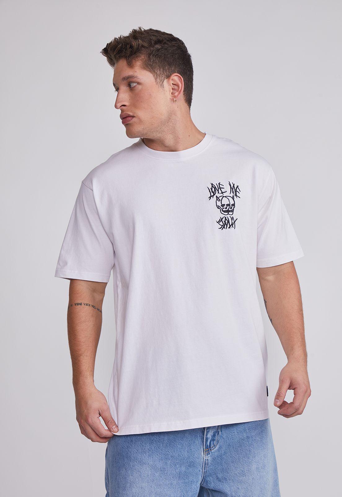 Polera Hombre Frases Blanco Sioux-0