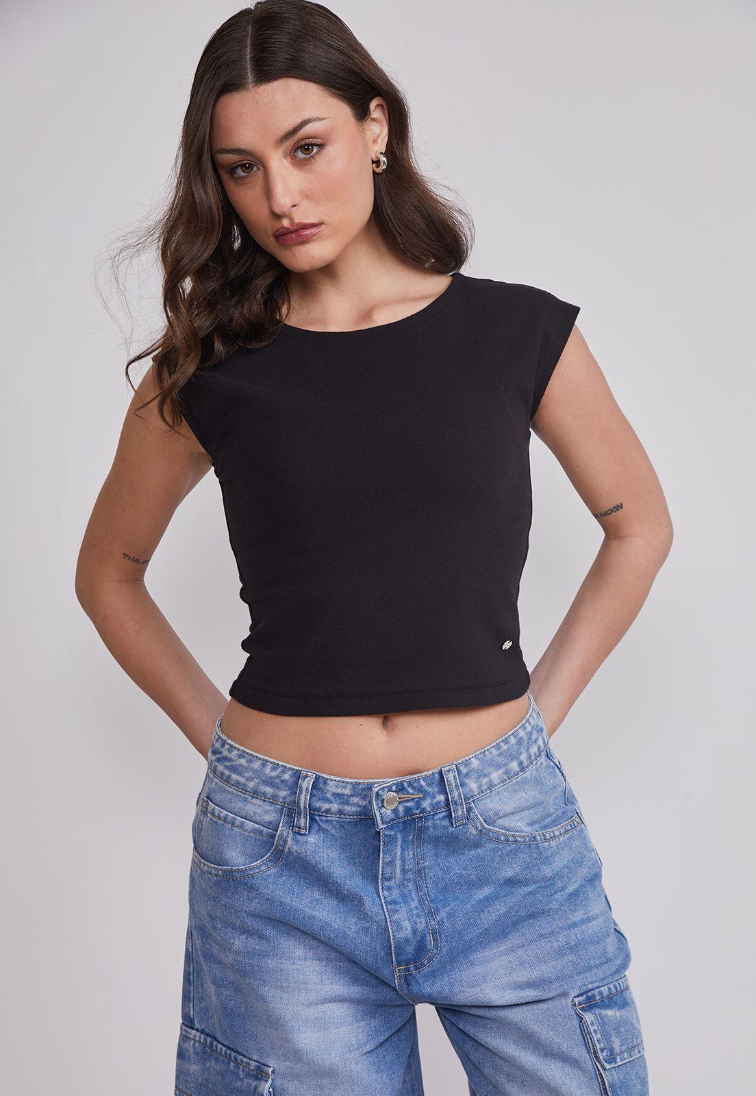 Polera Mujer Colores Negro Sioux-2