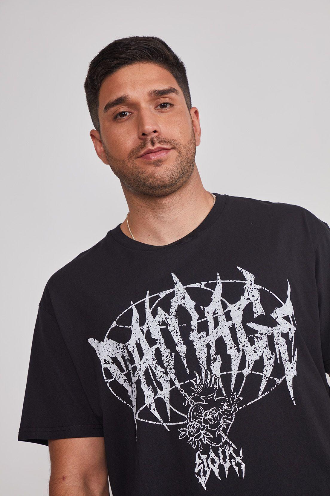 Polera Hombre Solar Negro Sioux-2