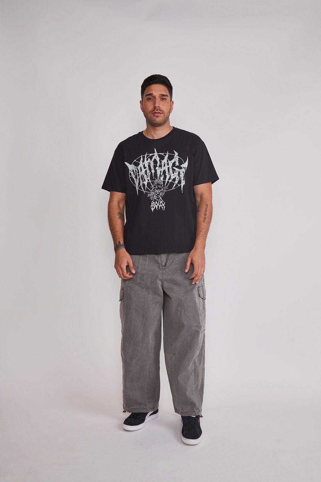 Polera Hombre Solar Negro Sioux-4