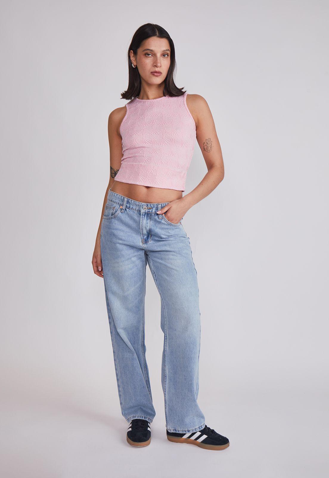 Peto Mujer Pabilo Anchos Rosado Sioux-4