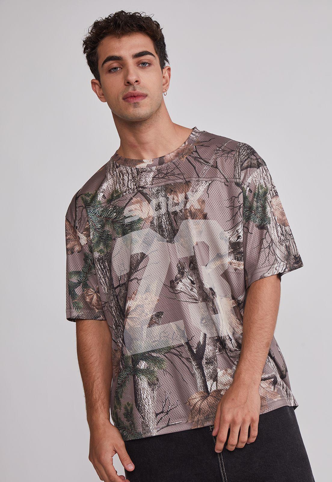 Polera Hombre Malla Fútbol Café Sioux-0