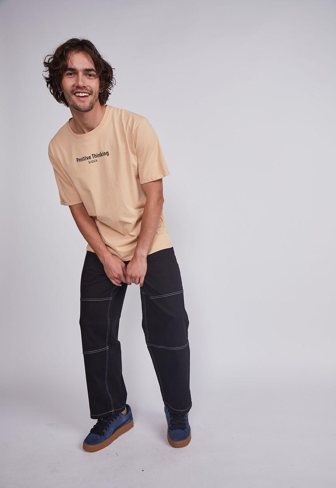 Pantalón Hombre Negro Baggy Sioux-1