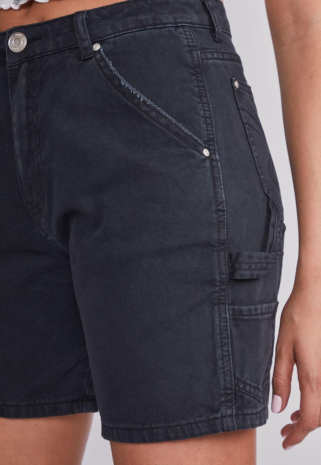 Short Mujer Negro Carpintero Sioux-2