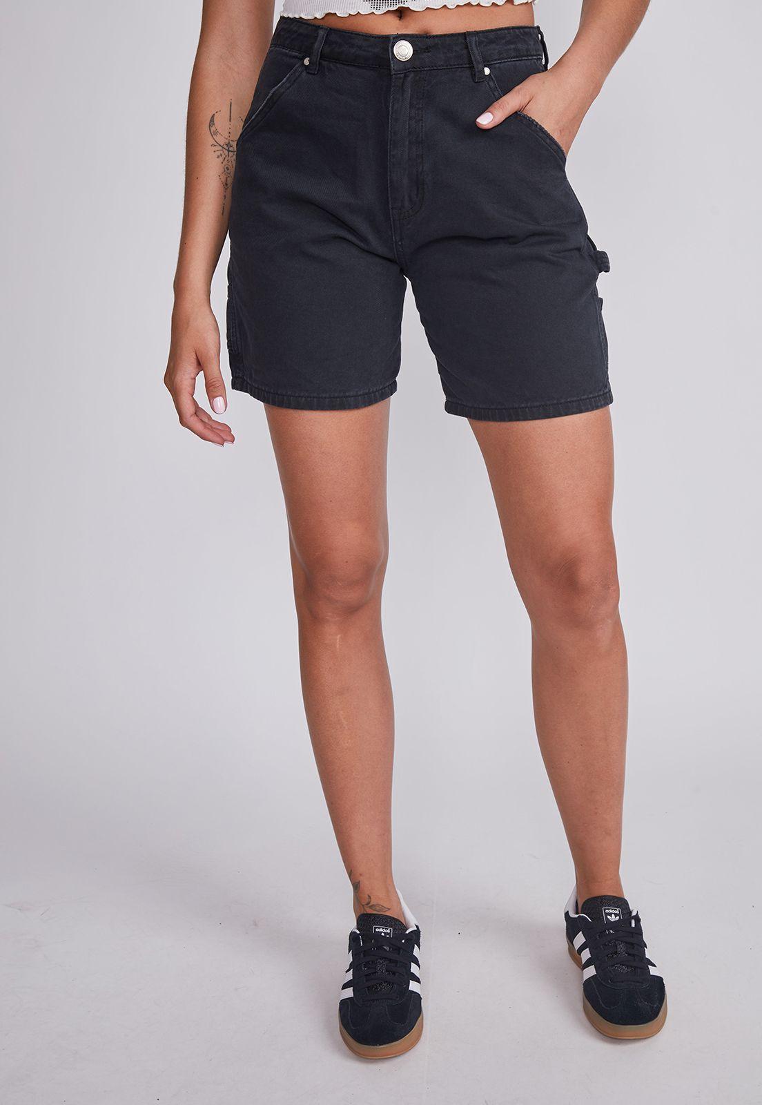 Short Mujer Negro Carpintero Sioux-3