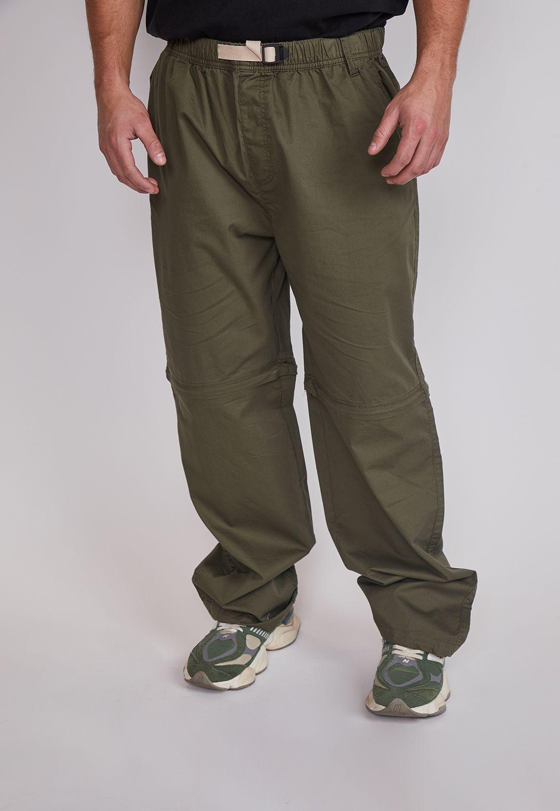 Pantalón Hombre Desmontable Verde Sioux-0