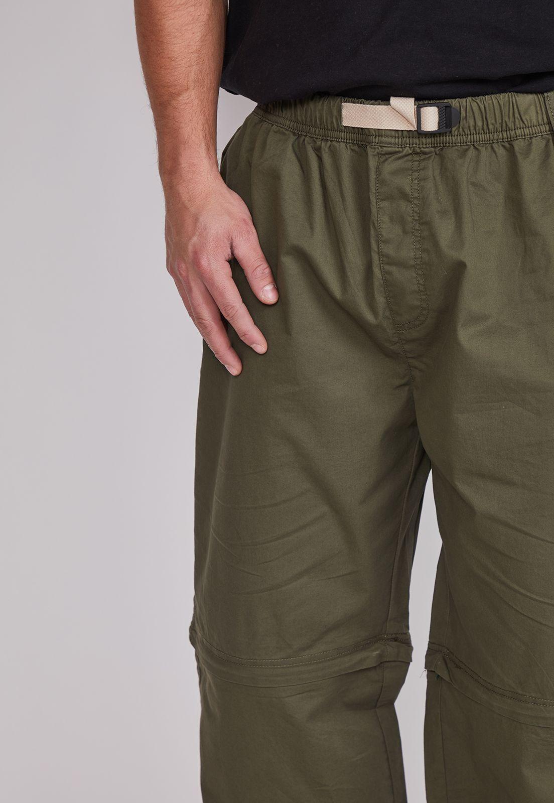 Pantalón Hombre Desmontable Verde Sioux-2
