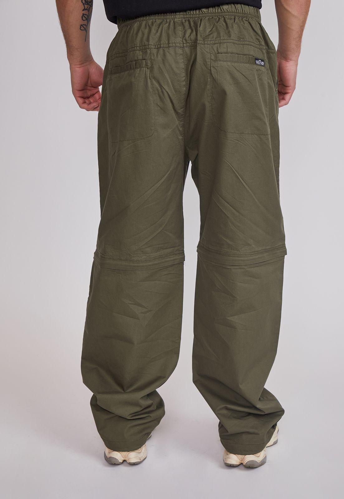 Pantalón Hombre Desmontable Verde Sioux-3