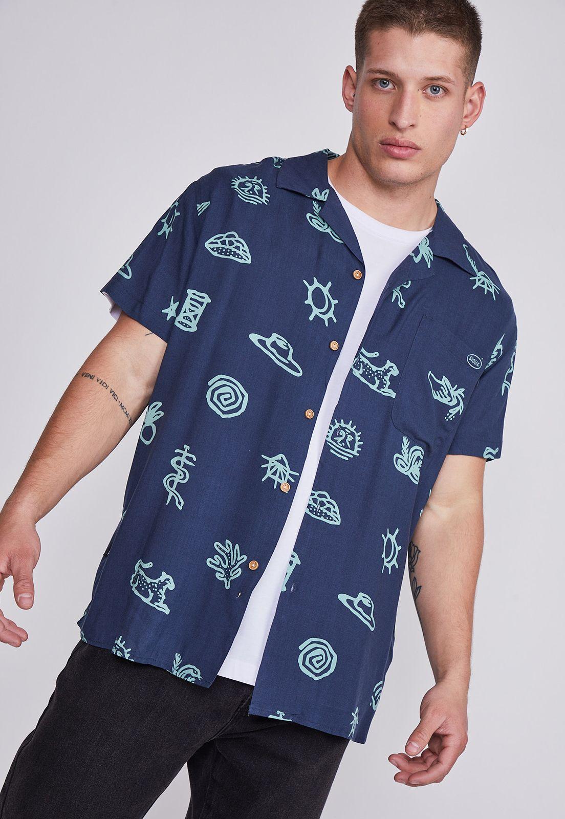 Camisa Hombre Petroleo Vacations Sioux-2