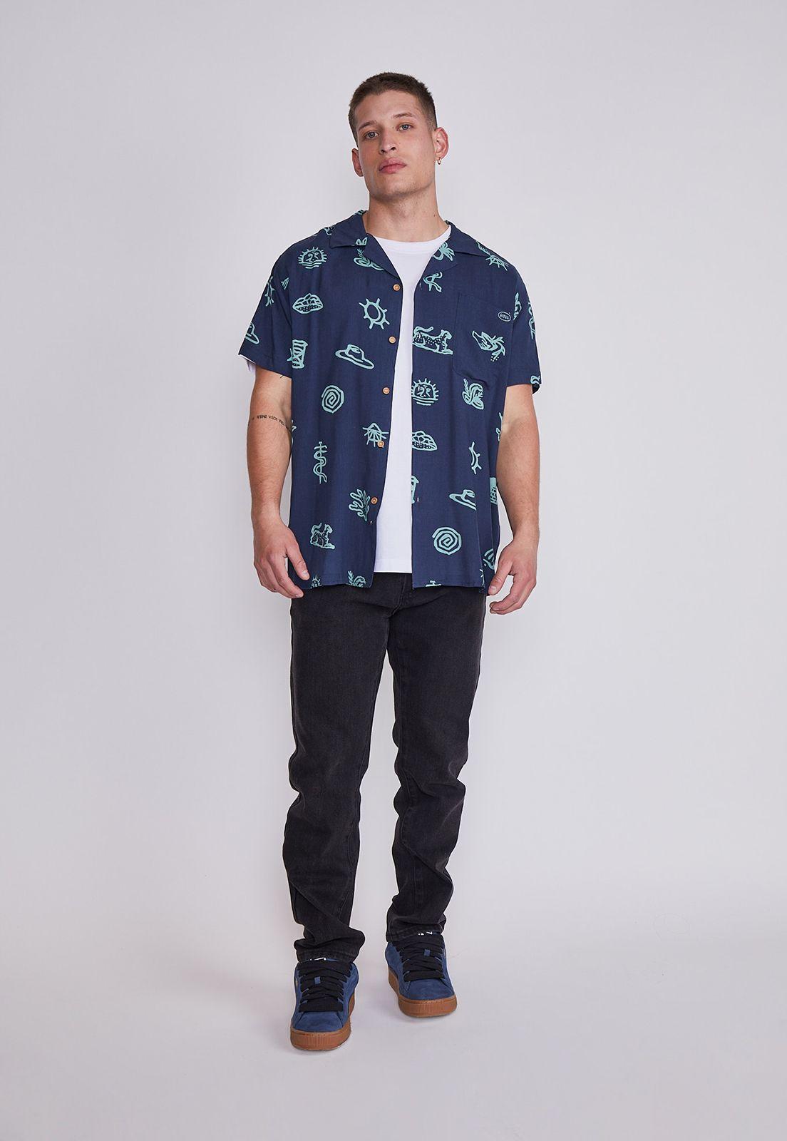Camisa Hombre Petroleo Vacations Sioux-3