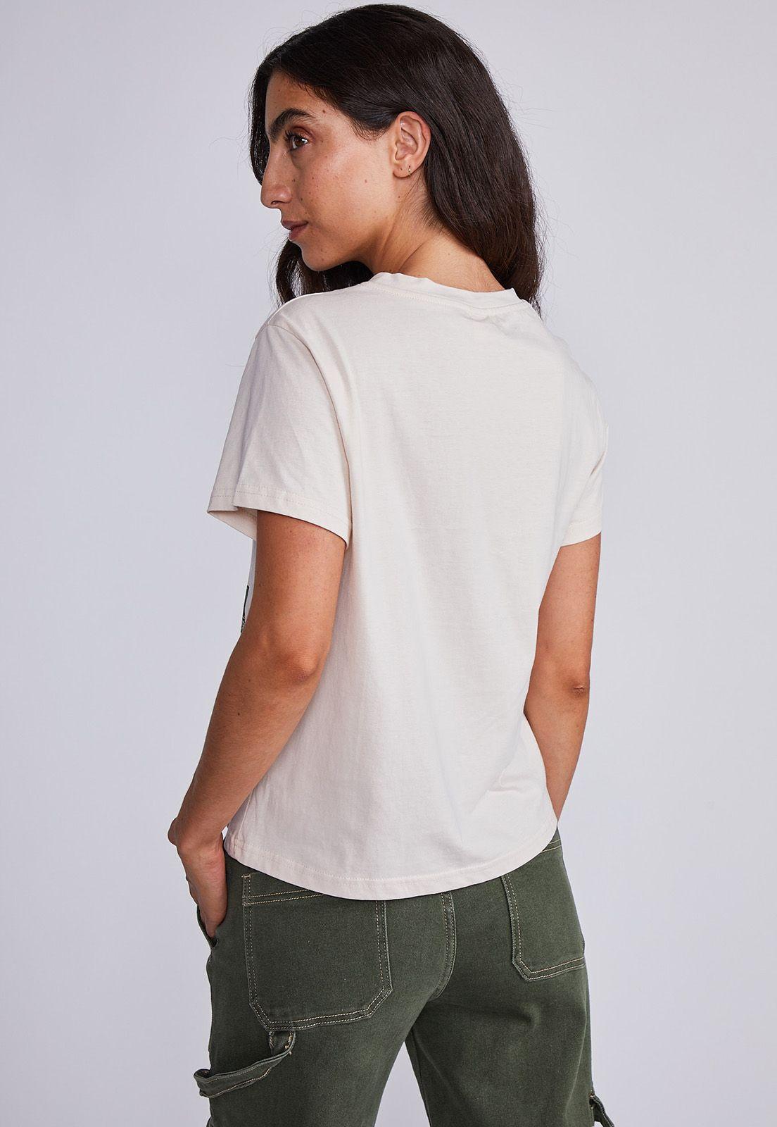 Polera Mujer Beige Always Sioux-2