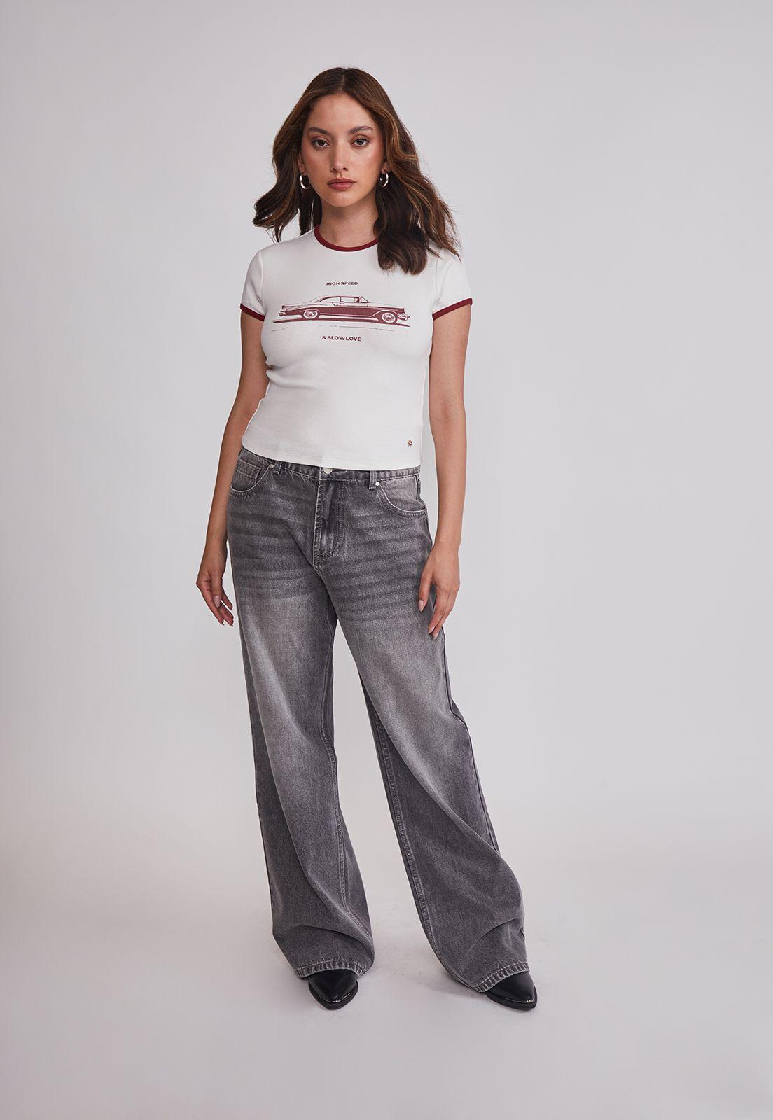 Polera Mujer Auto Blanco Sioux-1