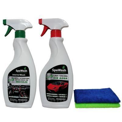 Lavado En Seco De Vehiculos Interiorwash y 2 paños Microfibra-0
