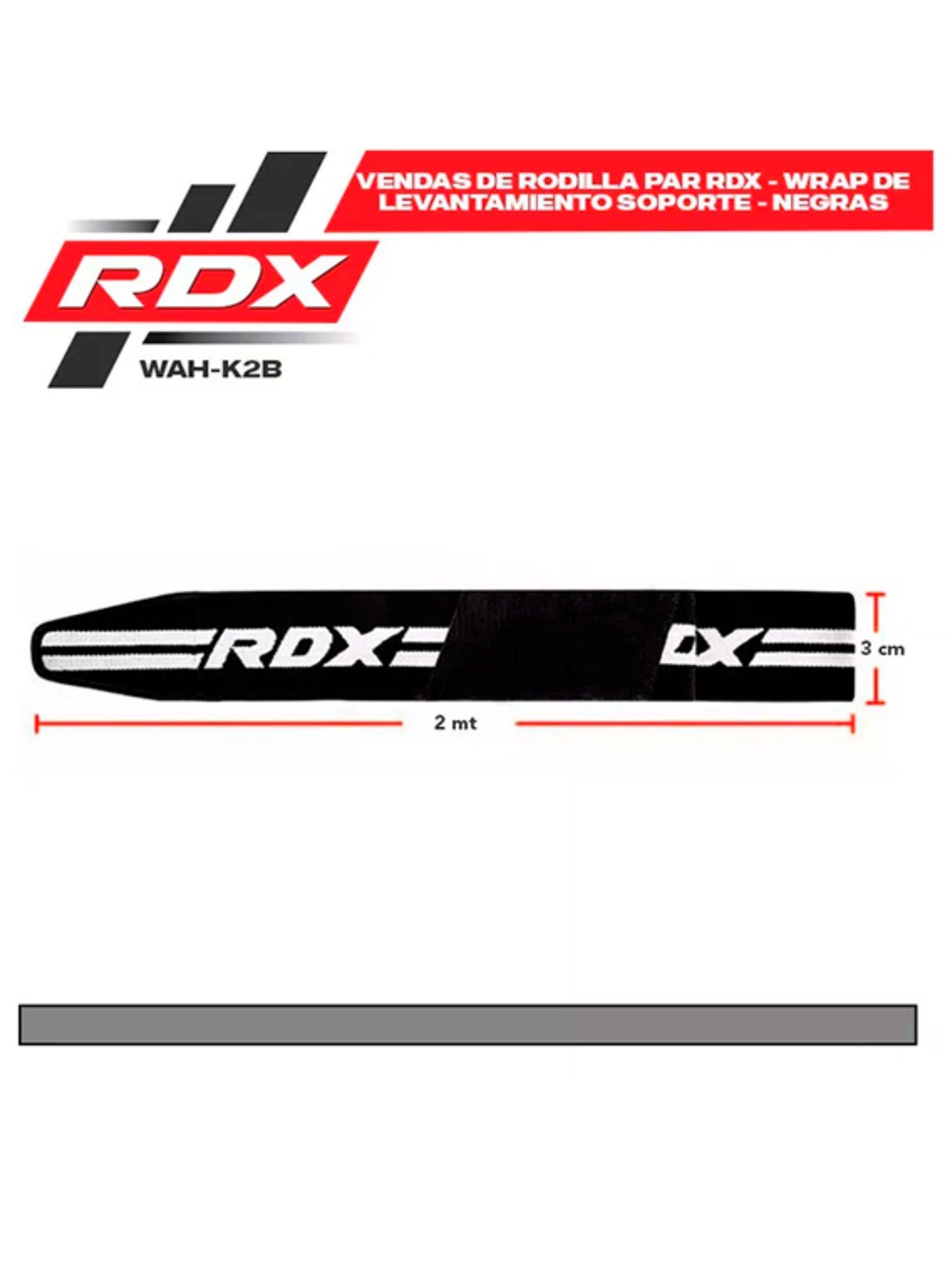 Vendas De Rodilla Par RDX Color  Negro-6
