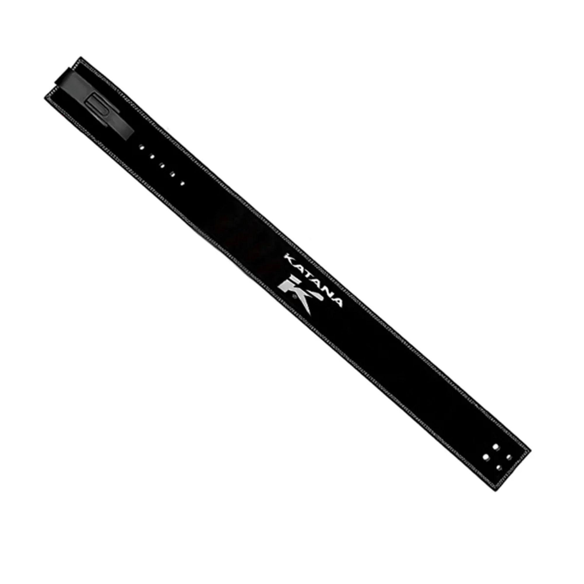 CINTURON DE LEVANTAMIENTO KATANA - CUERO REAL PALANCA PB01 - NEGRO TALLA M / TALLA M-5