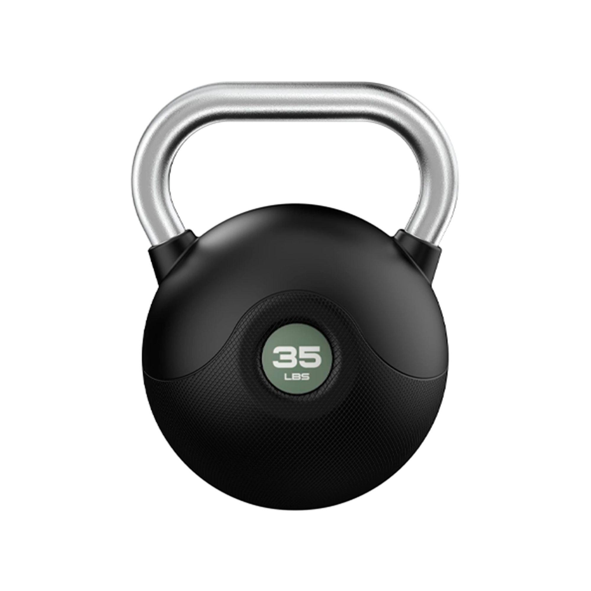 Kettlebell Pesa Rusa MarcyPro Poly Urethane Coated Chromed 35 LB / 16 KG - 035-SAGE  -0