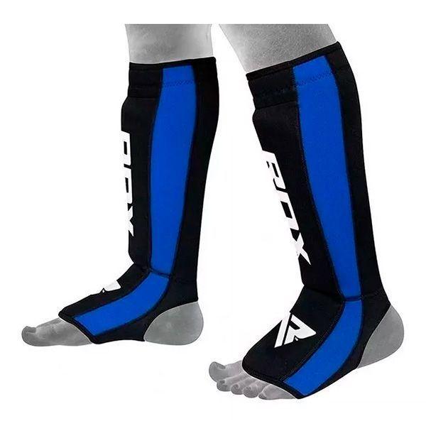 Canilleras RDX – Prene Shin Instep Negro Azul – SGN-T6B-3