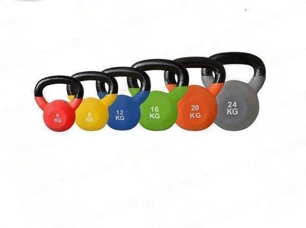Kettlebell Pro Pesa Rusa 6 Kg Fierro Vinilo – Crossfit-0