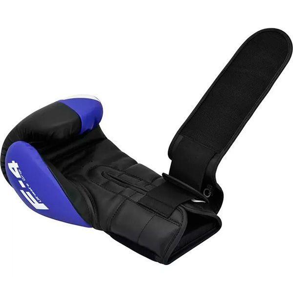 Guantes De Boxeo Rdx - F4 Pro Black Blue - bgr-f4r-2