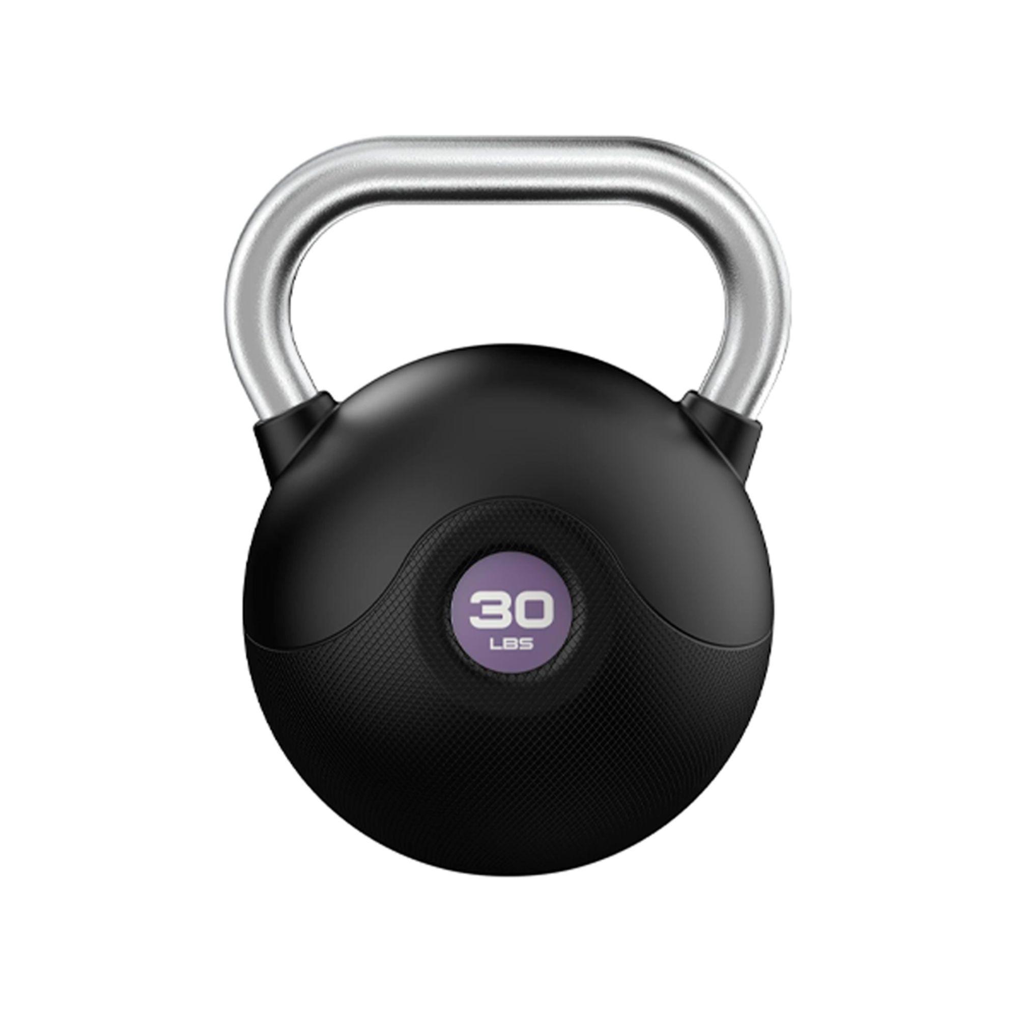 Kettlebell Pesa Rusa MarcyPro Poly Urethane Coated Chromed 30 LB / 13.6 KG - 030-PURPLE -0