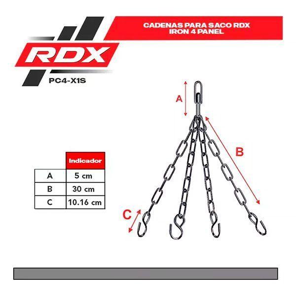 Cadenas Para Saco Rdx - Iron 4 Panel - Pc4-x1s-3