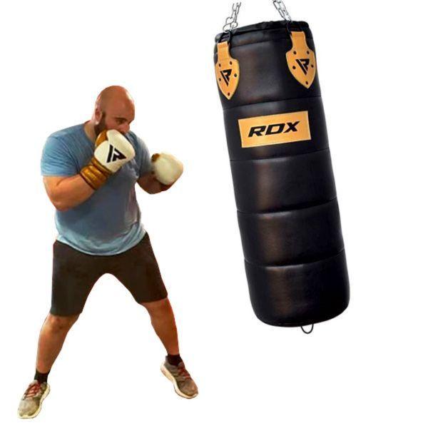 Saco De Boxeo Elite Rdx - 100% Cuero - Pbl-p1b-1
