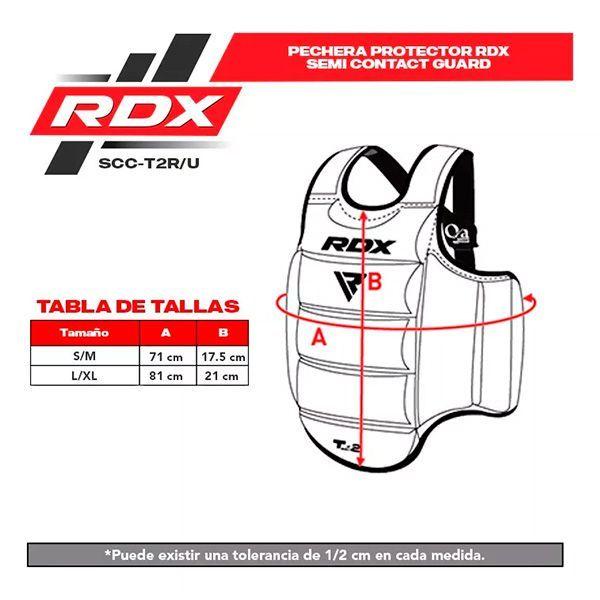Pechera Protector Rdx - Semi Contact - Scc-t2r/u-7
